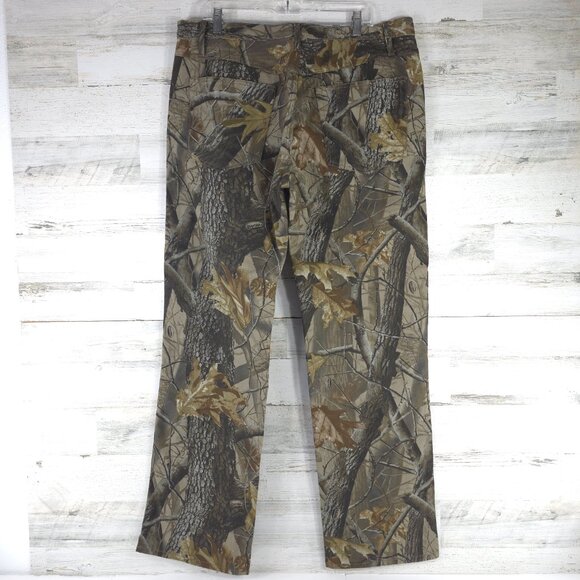 Outfitters Ridge Men's Rea Tree Camo Double Knee Heavy Duty Hunting Pants 38x34 - Picture 3 of 16